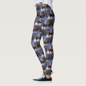 Poedel Kerst Seizoen Leggings (Links)