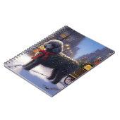 Poedel Kerst Seizoen Notitieboek (Linkerzijde)