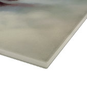 Poedel Kerstmis sneeuw winter Snijplank (Hoek)