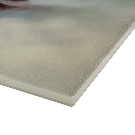 Poedel Kerstmis sneeuw winter Snijplank (Hoek)