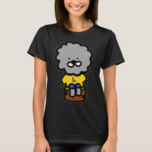 Poedel L T-shirt (Voorkant)