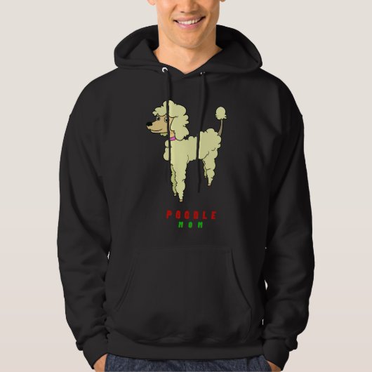 Poedel mam hoodie (Voorkant)
