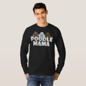 Poedel Mama Grappige Hond Gift T-shirt (Voorkant volledig)