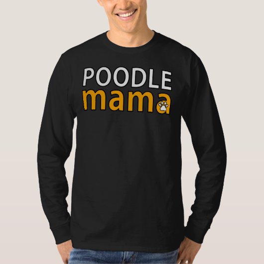 POEDEL MAMA T-SHIRT (Voorkant)