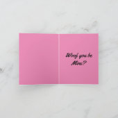 poedel met hart feestdagen kaart (Binnen)