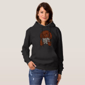 poedel met olifant hoodie (Voorkant volledig)