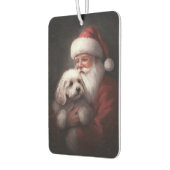 poedel met sinterklaas feestelijke kerst luchtverfrisser (Links)