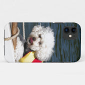 Poedel met zwemvest Case-Mate iPhone case (Achterkant (horizontaal))