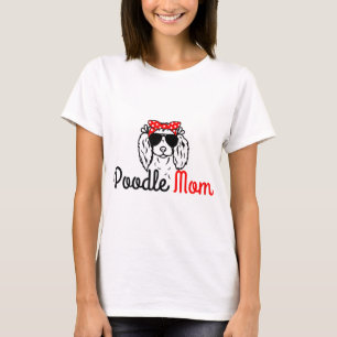 Poedel Moeder Grappig Schattige Hondenpoedel Mama T-shirt