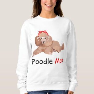 Poedel Moeder Hond Bandana Pet Lover Gift Vrouwen  Trui