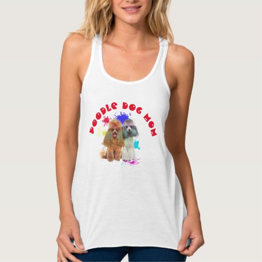 Poedel Moeder Hondenliefhebber Beste Hond Moeder O Tanktop (Voorkant)
