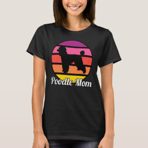 Poedel Moeder I Retro Poedel Mam T-shirt