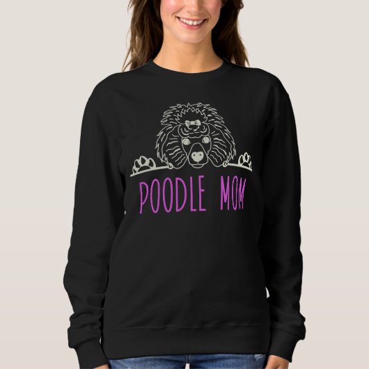 Poedel Moeder T- Trui (Voorkant)