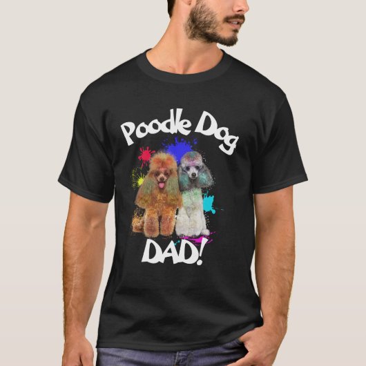 Poedel Pap Hondenliefhebber Beste Hond Pap Ooit T-shirt (Voorkant)