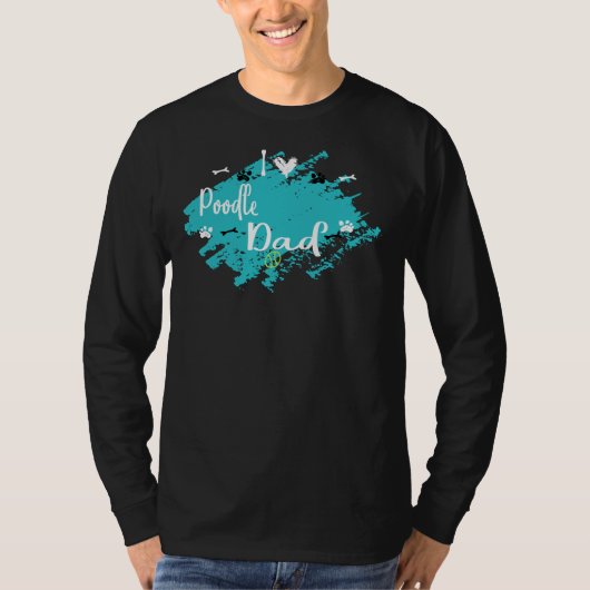 Poedel papa t-shirt (Voorkant)