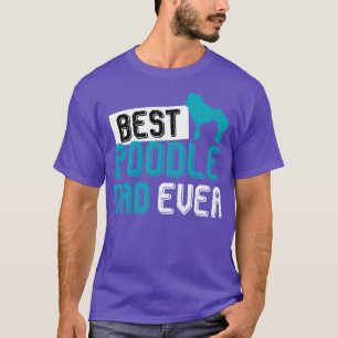 poedel papa vaders dag hond geschenk poedel t-shirt