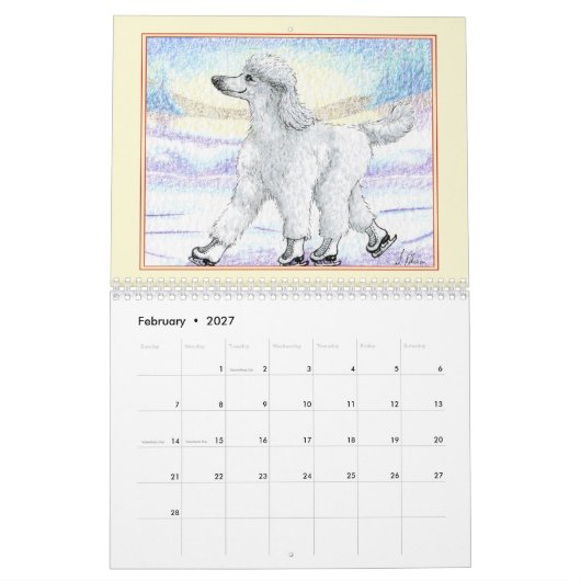 Poedel Parade - een Afbeelding per maand Kalender (Feb 2027)