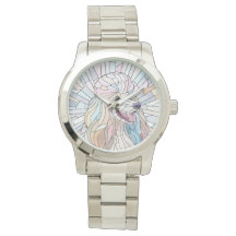 Poedel - pastel mozaïek kunst