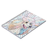 Poedel - pastel mozaïek kunst notitieboek (Linkerzijde)