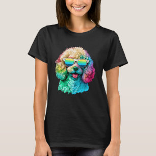 poedel Pop hond moeder hond schattig poedel puppy  T-shirt