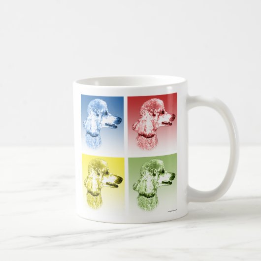 Poedel Pop Kunst Koffiemok (Rechts)