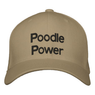 Poedel Power geborduurd Pet