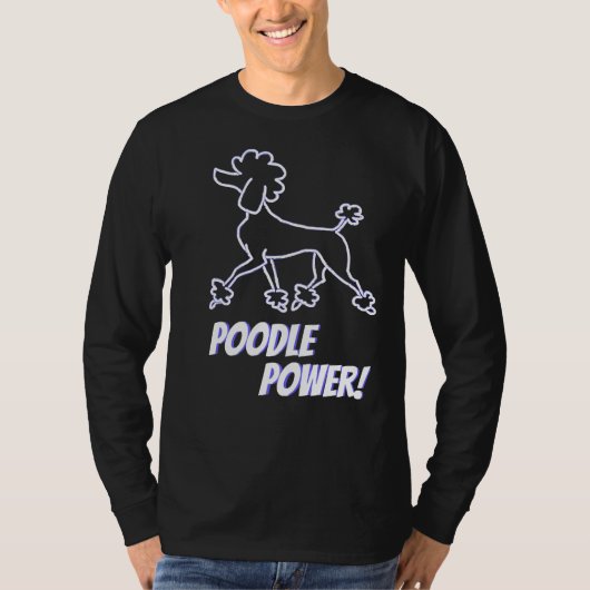 Poedel Power! T-shirt (Voorkant)