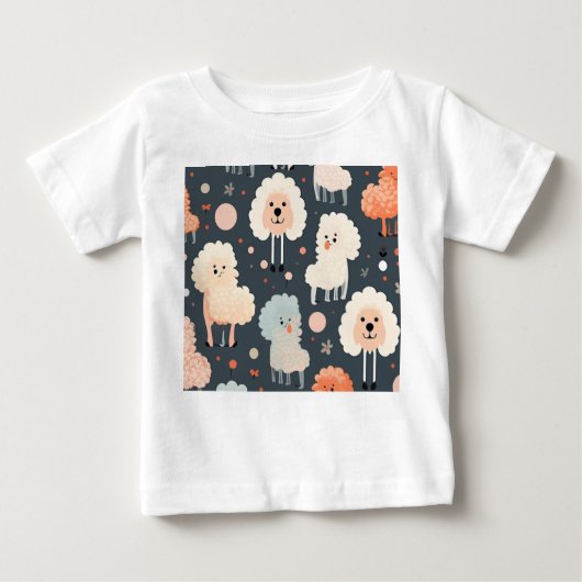 Poedel puppy baby T-shirt (Voorkant)