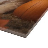 Poedel Puppy Herfst Delight Pompoen Snijplank (Hoek)