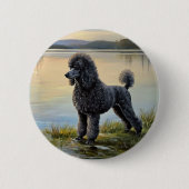Poedel Ronde Button 5,7 Cm (Voorkant)