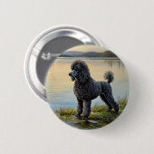 Poedel Ronde Button 5,7 Cm (Voorkant /achterkant)
