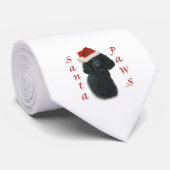 Poedel Santa Paws Stropdas (Opgerold)