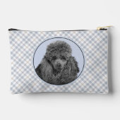 Poedel Schilderen Miniatuur Speelgoed Zwart Pet Do Etui (Achterkant)