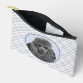 Poedel Schilderen Miniatuur Speelgoed Zwart Pet Do Etui (Open)