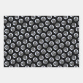 Poedel Schilderen Miniatuur Speelgoed Zwart Pet Do Inpakpapier Vel (Voorkant 3)