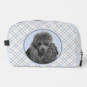 Poedel Schilderen Miniatuur Speelgoed Zwart Pet Do Toilettasje