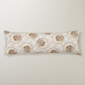 Poedel Schilderen Speelgoed Abrikoscrème Originele Lichaamskussen (Achterkant)