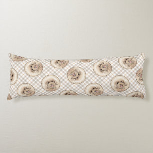 Poedel Schilderen Speelgoed Abrikoscrème Originele Lichaamskussen