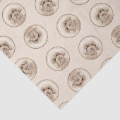 Poedel Schilderen Speelgoed Abrikoscrème Originele Tissuepapier (Detail)