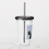 Poedel schilderij miniatuur Speelgoed zwart origin Acryl Drinkbeker (Rechts)