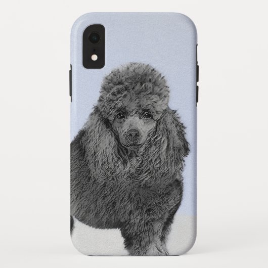 Poedel schilderij miniatuur Speelgoed zwart origin Case-Mate iPhone Case (Achterkant)