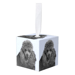 Poedel schilderij miniatuur Speelgoed zwart origin Decoratie