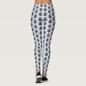 Poedel schilderij miniatuur Speelgoed zwart origin Leggings (Achterkant)