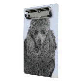 Poedel schilderij miniatuur Speelgoed zwart origin Mini Klembord (Angled2)