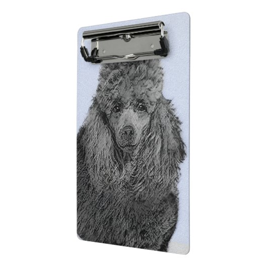 Poedel schilderij miniatuur Speelgoed zwart origin Mini Klembord (Angled2)