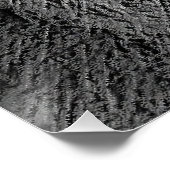 Poedel schilderij miniatuur Speelgoed zwart origin Perfect Poster (Hoek)