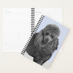 Poedel schilderij miniatuur Speelgoed zwart origin Planner