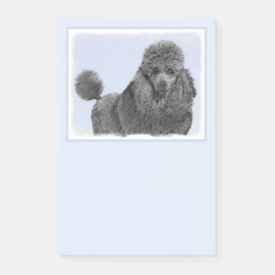 Poedel schilderij miniatuur Speelgoed zwart origin Post-it® Notes