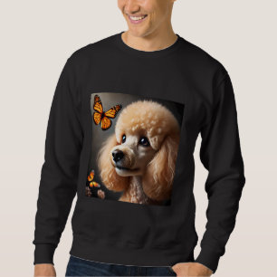 Poedel Shirt met vlinderkunst - Schattige Hondenli