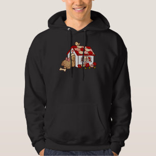 poedel slapen hoodie